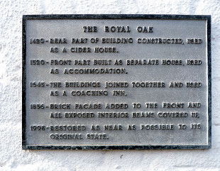 Royal Oak Plaque